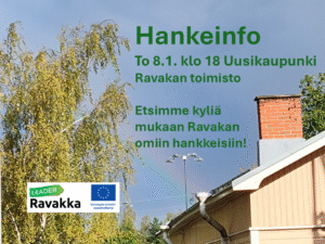 mainos yhdistysinfosta Uusikaupunki