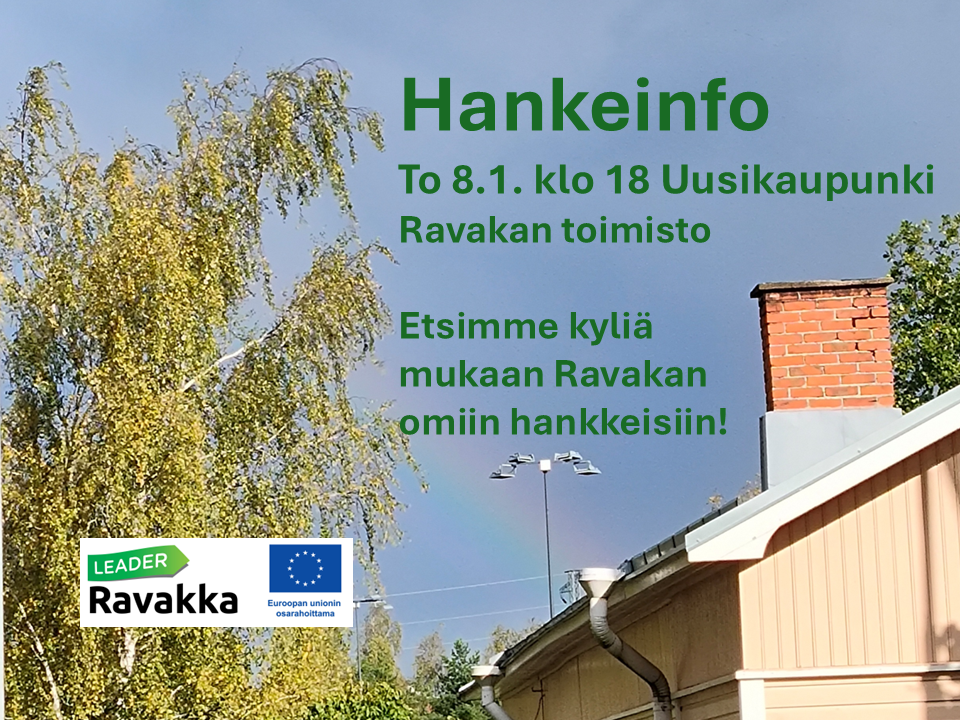 mainos yhdistysinfosta Uusikaupunki